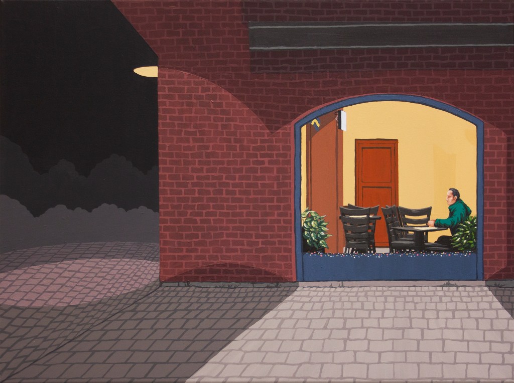 La dolce vita / 2023 / acrylics on canvas / Mina Stokke