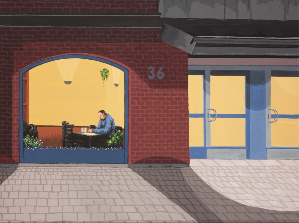 La dolce vita / 2023 / acrylics on canvas / Mina Stokke