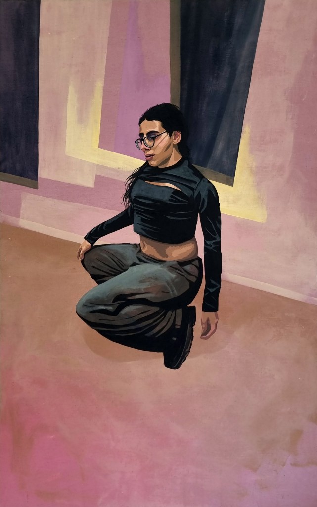 Vogue / 2024 / acrylics on canvas / 150cm x 120cm / Mina Stokke