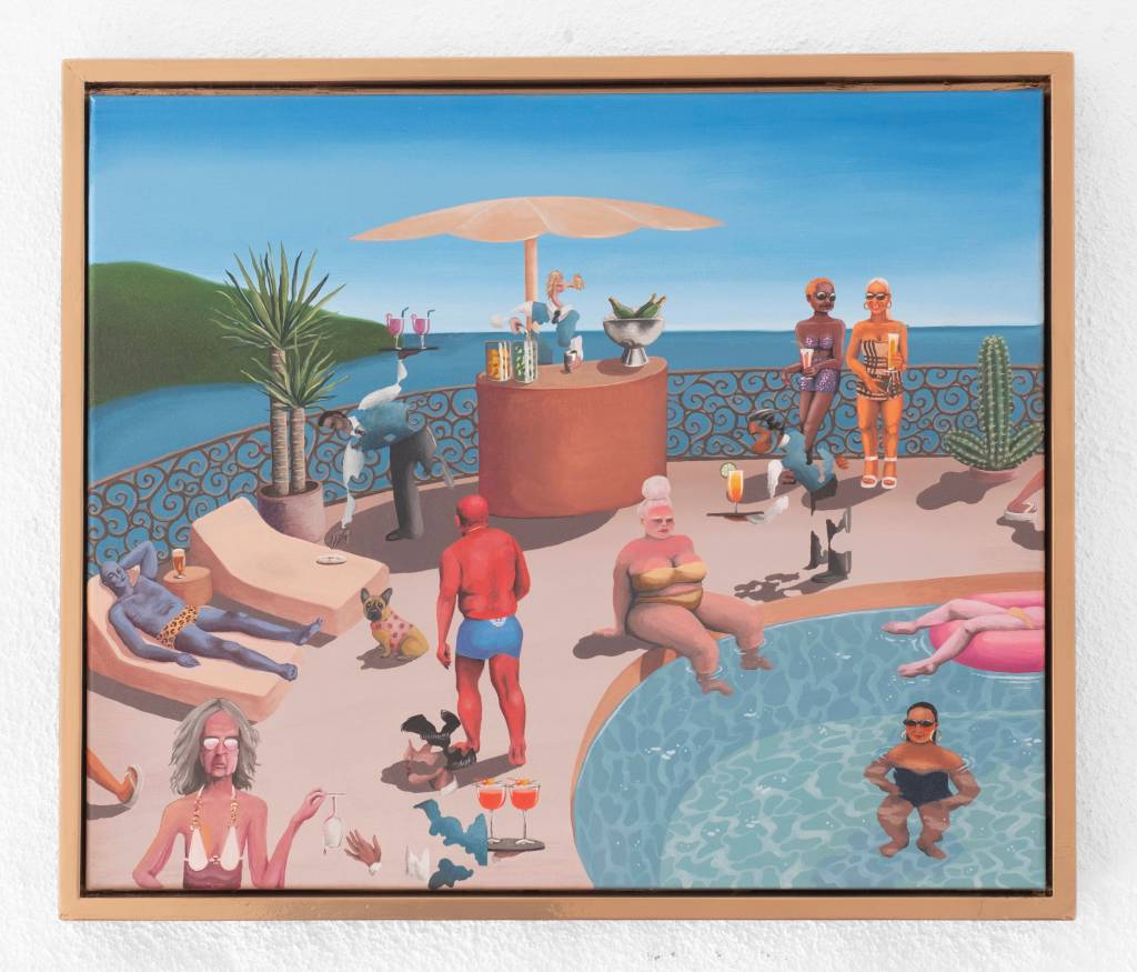 Freedom of the Seas / 2025 / oil on canvas / Mina Stokke / Photo by Sebastian Kok