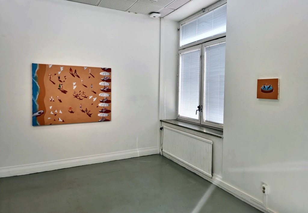 Let's go to the Beach / 2025 / oil on canvas / 100 cm x 120 cm / Mina Stokke