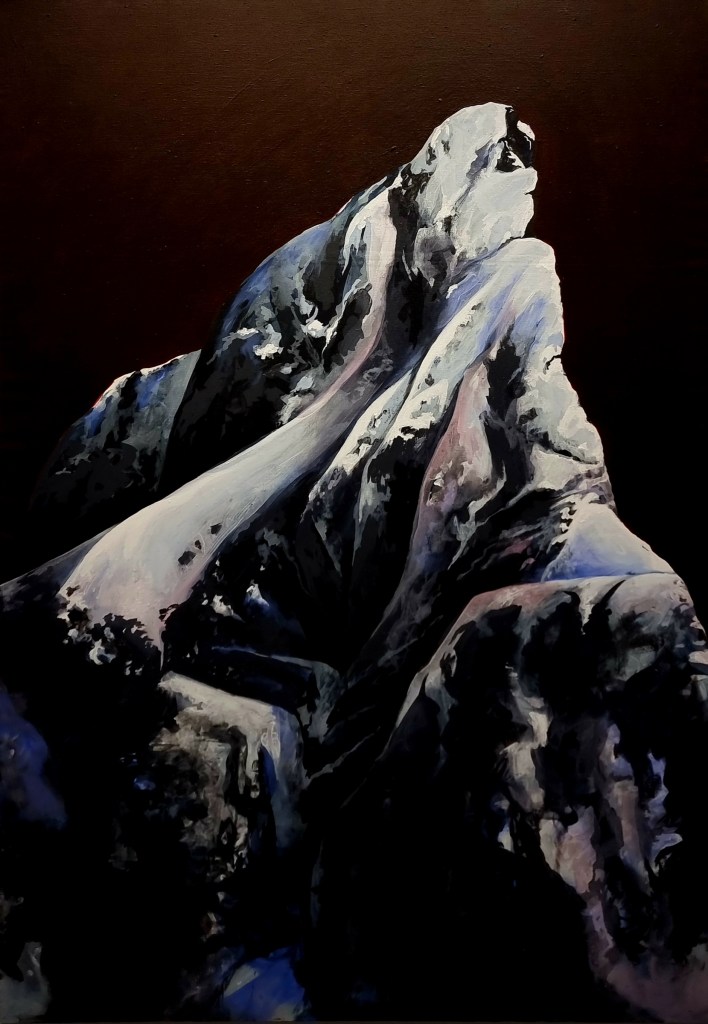 Yme / 2023 / acrylic paint on canvas / 180 x 150 cm / Mina Stokke