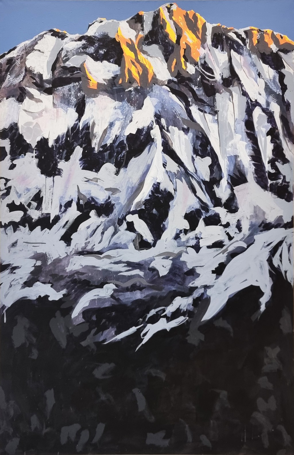 Mohini / 2023 / acrylic paint on canvas / 180 x 150 cm / Mina Stokke